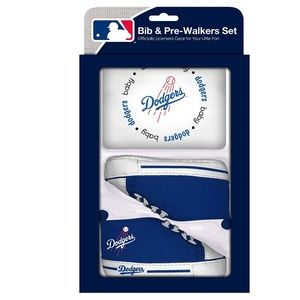 MLB Los Angeles Dodgers Bib & Pre Walker Set